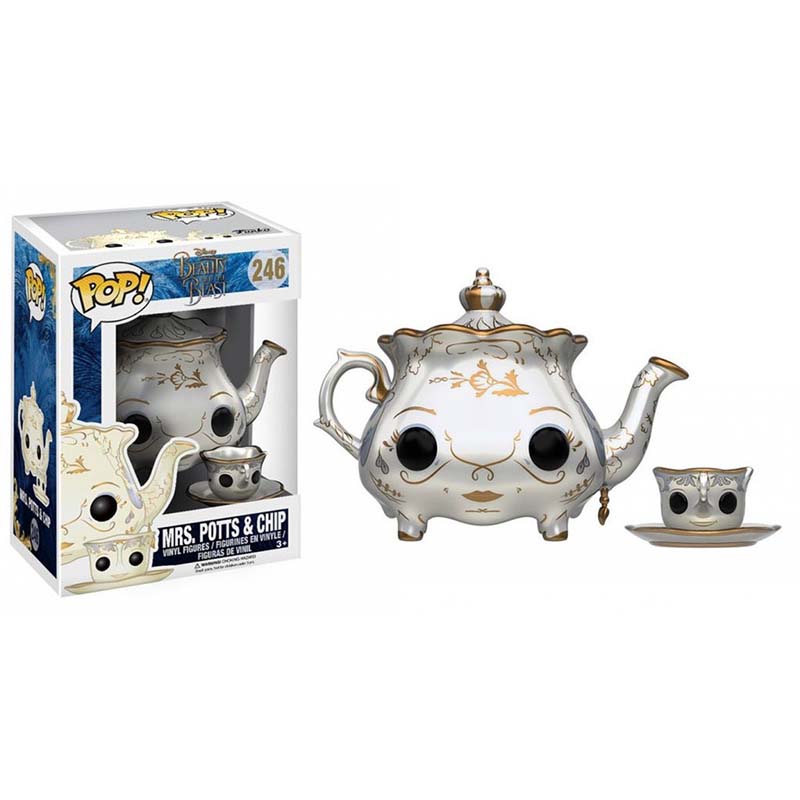 Figura Coleccionable Funko POP Disney B&B Mrs.Potts & Chip