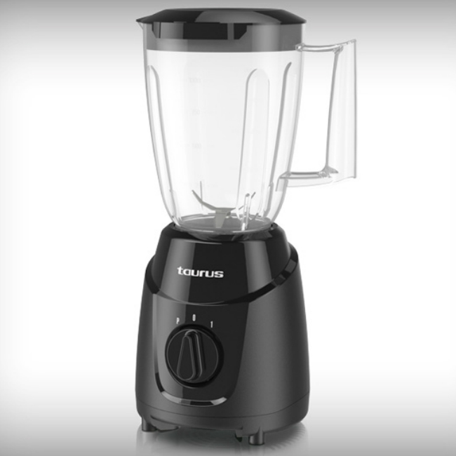 Licuadora Taurus Ragazza de Plástico Velocidades 2 Capacidad 1 Litro Color Negra