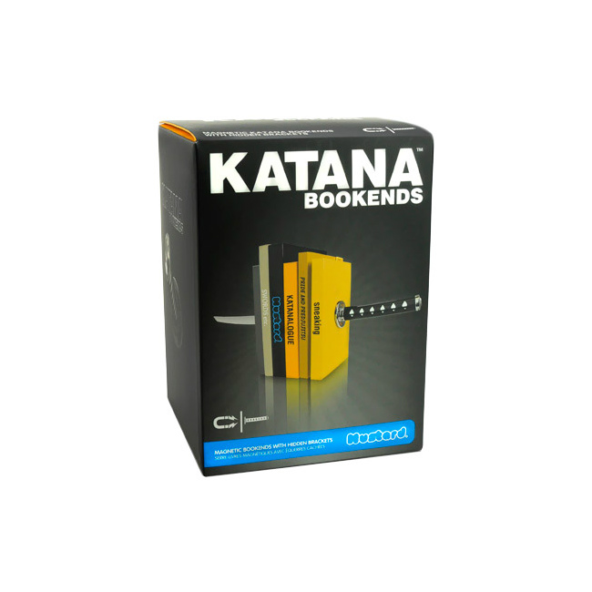 Sujeta libros magnético en forma de Katana  Just Mustard