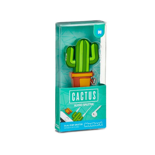 Divisor de audio en forma de  Cactus Just Mustard
