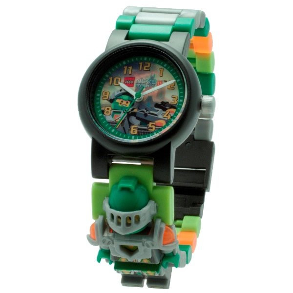  Reloj Lego Nexo Knights Aaron con minifigura de personaje para Niño.8020523