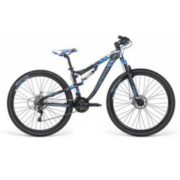 Bicicleta Expert Dh R29 21 Velocidades Negro Mate Azul*