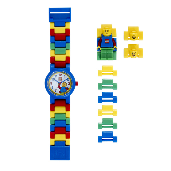 Reloj Lego Classic con minifigura de personaje para Niño