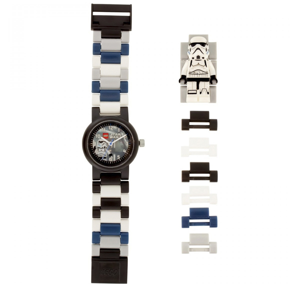  Reloj Lego Star Wars Stormtrooper con minifigura de personaje para Niño.8021025