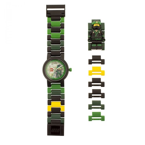 Reloj Lego The Ninjago Movie Lloyd con minifigura de personaje para Niño