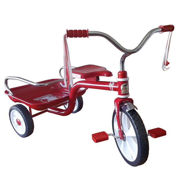 TRICICLO APACHE CAJA Y BARANDAL R-12 ROJO 302