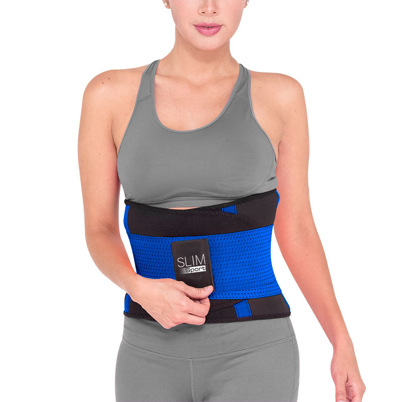 SLIM SPORT NEGRA CON AZUL FAJA REDUCTIVA CV DIRECTO