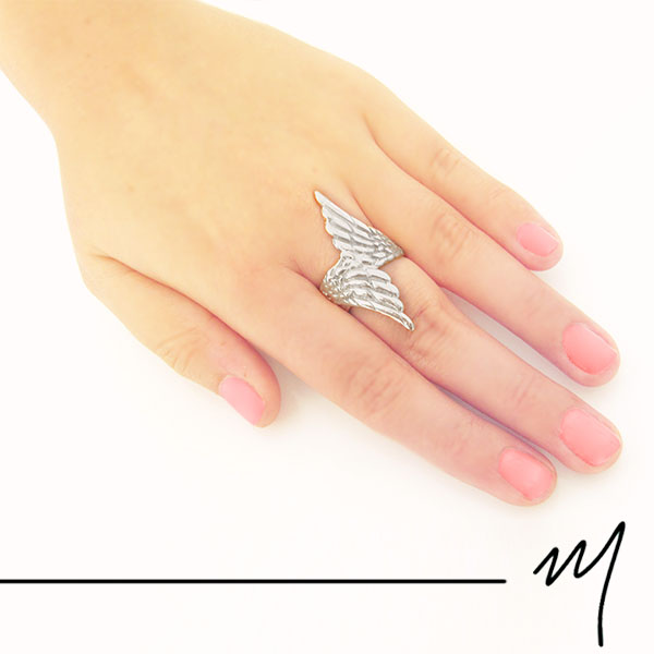 Anillo Alas Plata