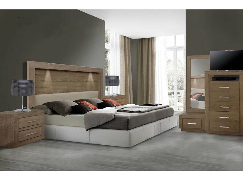 Recamara Pamela King Size 5 Piezas - Capuchino - Kessa.