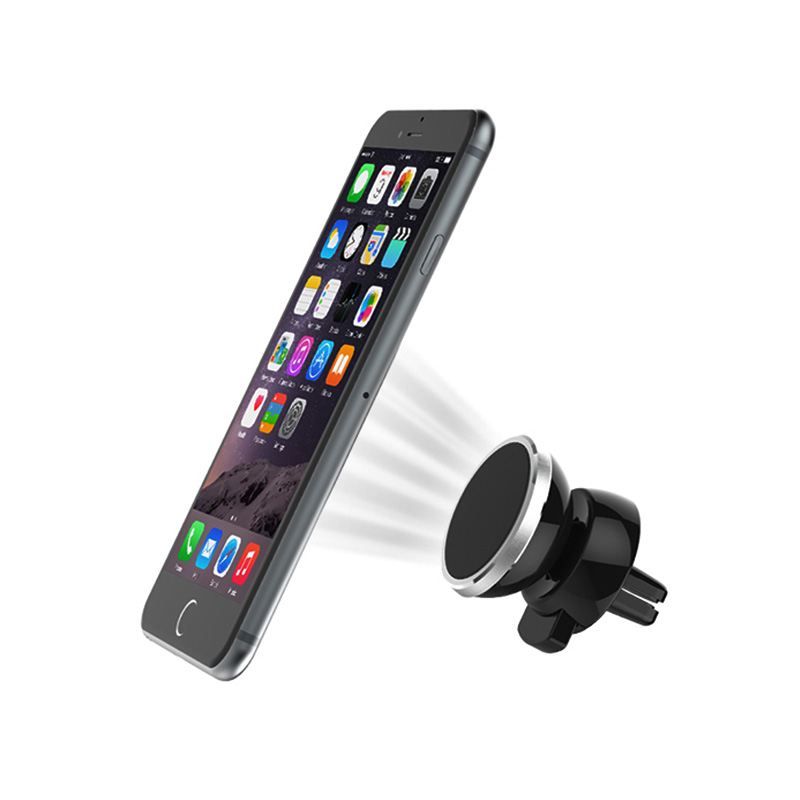 Soporte para Auto Universal AIRE ACONDICIONADO - IMAN MAGNETICO 2 en 1, 360°para SmartPhone, Iphone, Samsung, LG,Tecno Supply