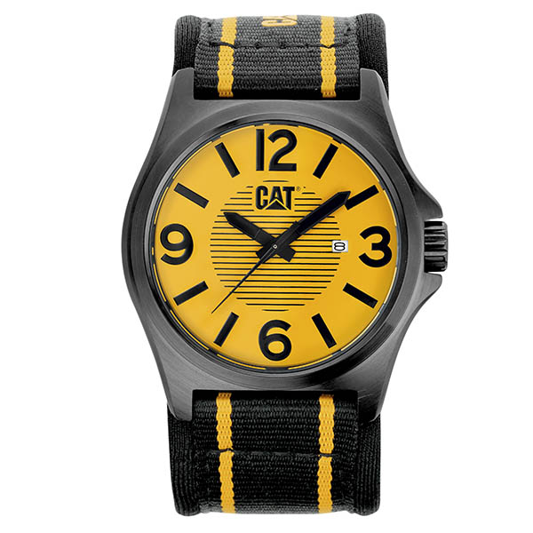 Reloj CAT DP XL  para Caballero Negro y Amarillo