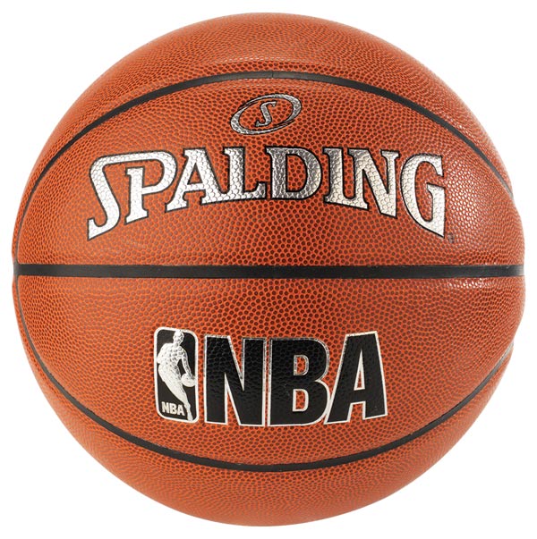 BALON BASQUETBOL SPALDING JR NBA SILVER PU #6