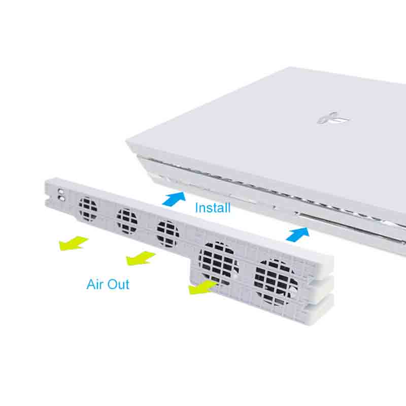PS4 Pro Potente Ventilador Enfriador Para PlayStation 4 Pro (Blanco)