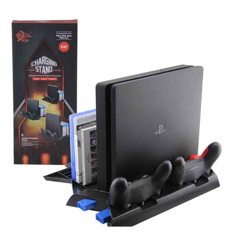 Ps4 Base Vertical Enfriadora Para Playstation 4 / Slim / Pro (Apoya Juegos)