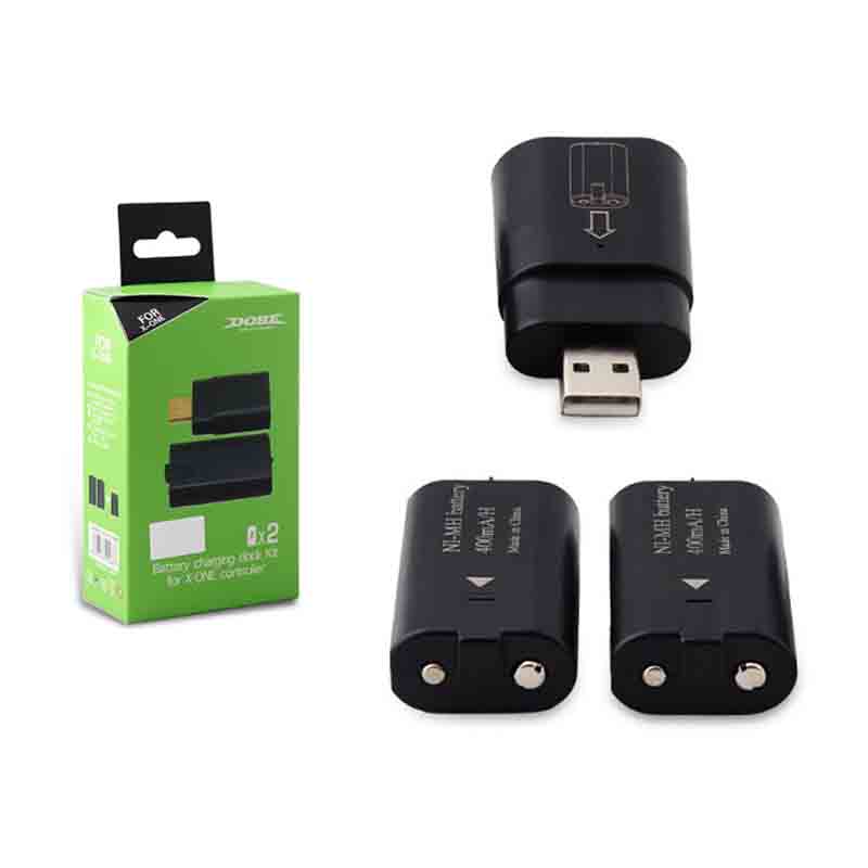 Xbox One / S / X Cargador Kit Carga Y Juega Dual (Usb Negro)