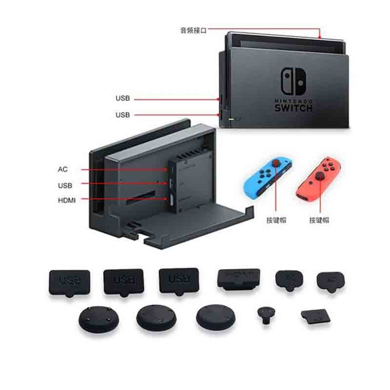 Nintendo Switch Kit Mica y Cubre Polvo