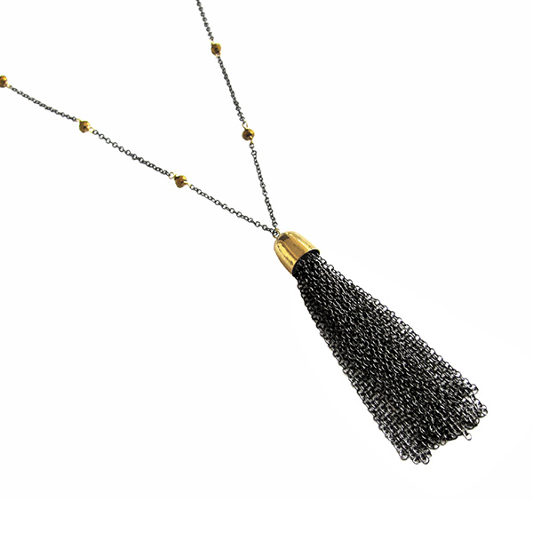 Collar Mechas Y Cristales