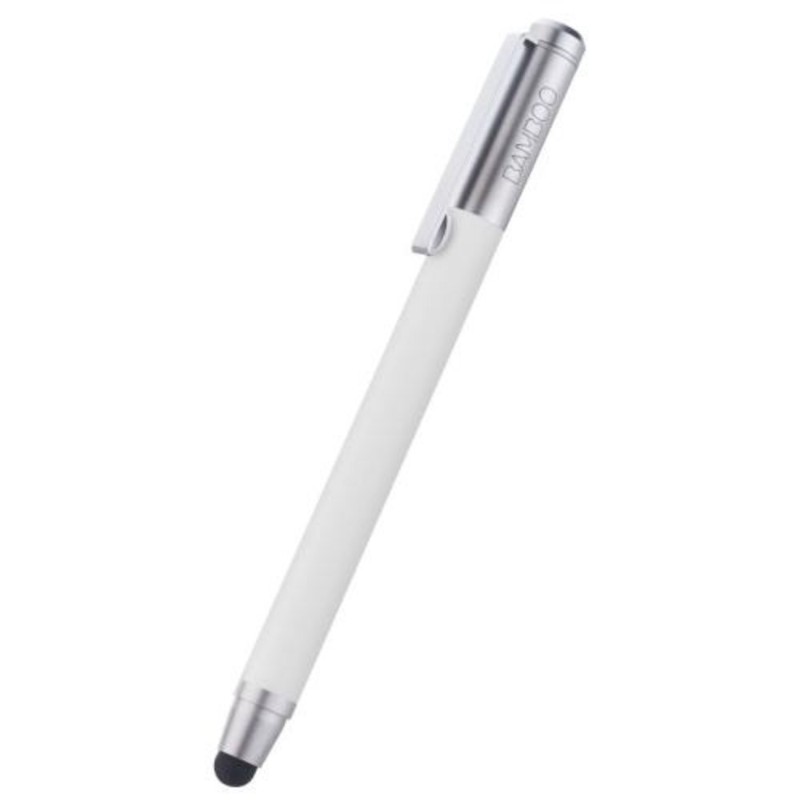 Stylus Bamboo Stylus - Capacitive pen stylus para iPad and Tablets (blanco)
