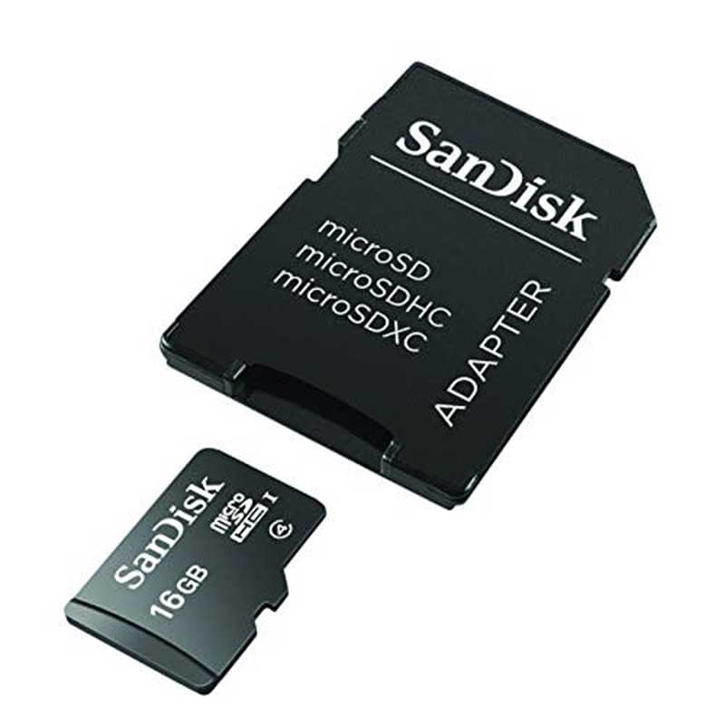 Memoria Microsd 16GB C/Adaptador SDSDQM-016G-B35A Sandisk