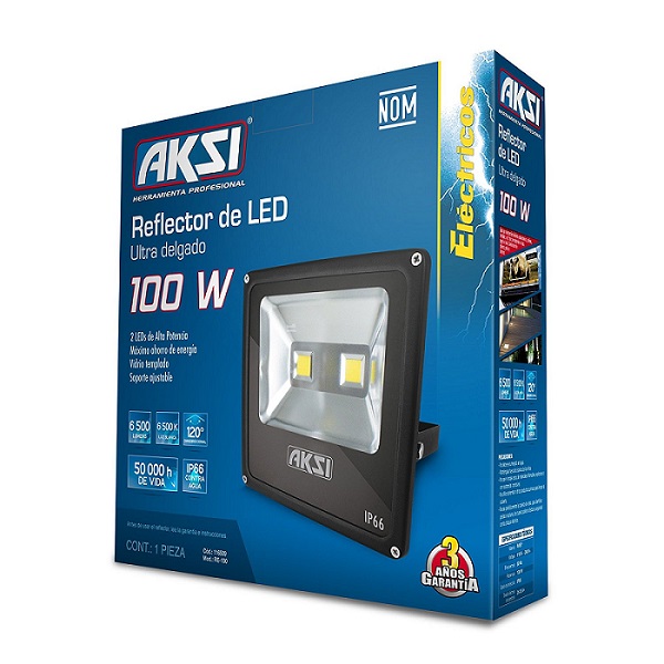 Reflector LED Ultradelgado Aksi-100W