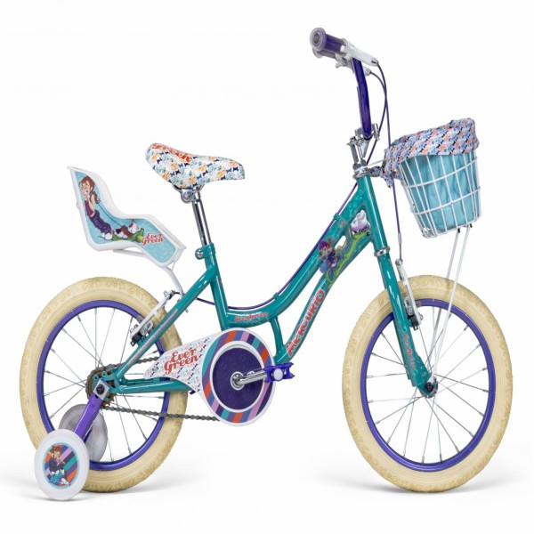 Bicicleta Mercurio, infantil, EVERGREEN, R16  TURQUESA/MORADO