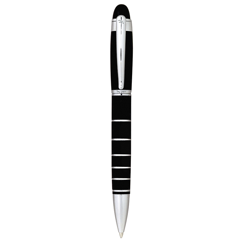 Boligrafo Fame Negro con Cromo X-Pen
