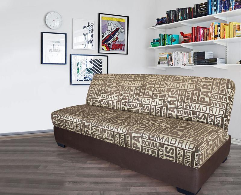 Futon Modelo Belfast - Chocolate - Kessa