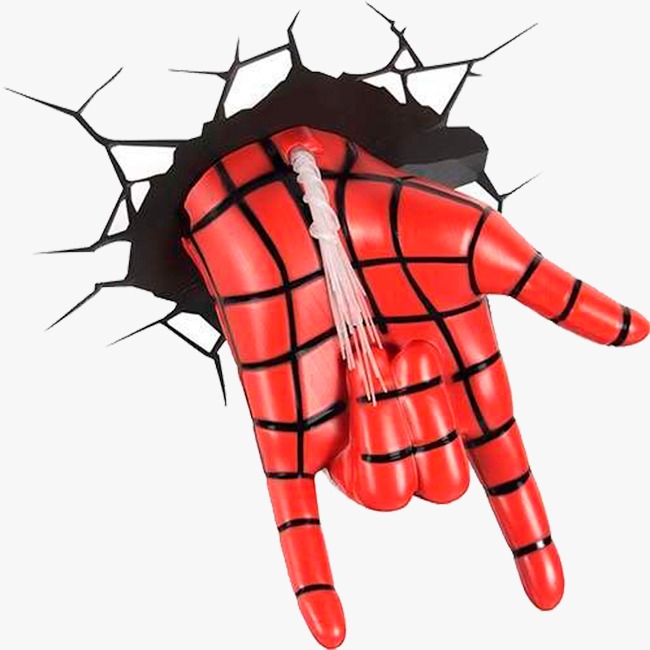 mano de spiderman juguete