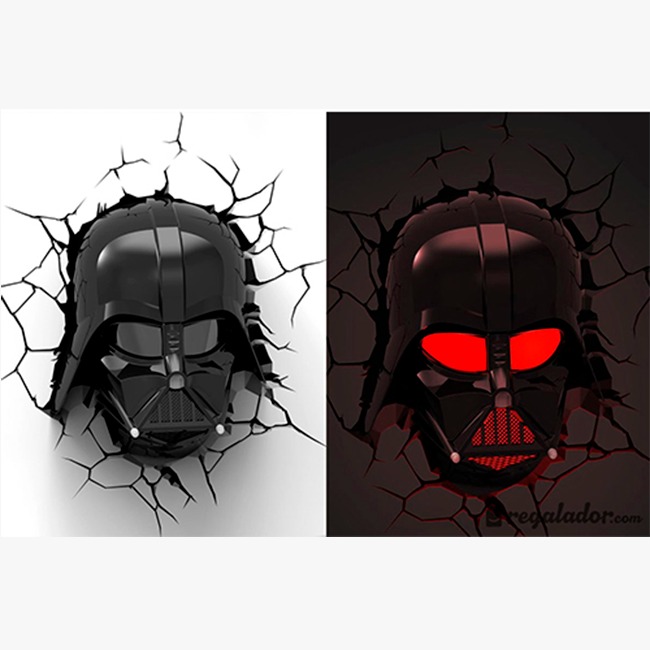 Lámpara 3D Star Wars Darth Vader Episode VII The Force Awakens