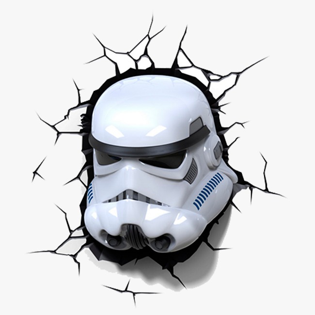 Lámpara 3D Star Wars Stormtrooper Episode Vii The Force Awakens