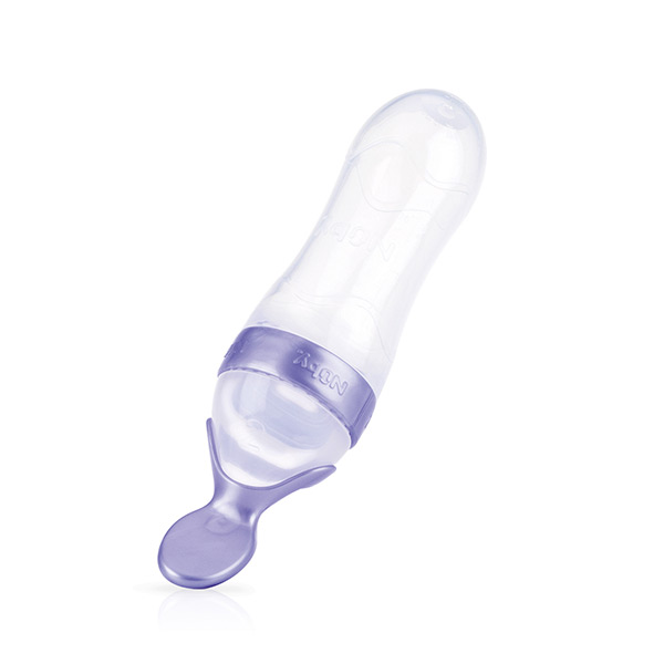 Papillero de silicón Squezze feder Nûby