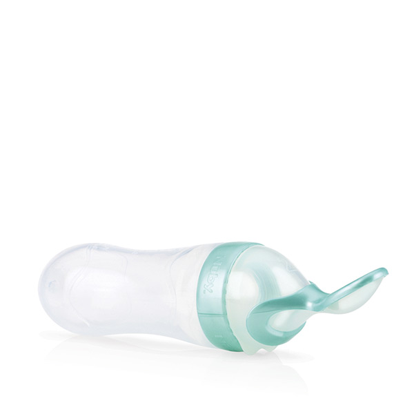 Papillero de silicón Squezze feder Nûby