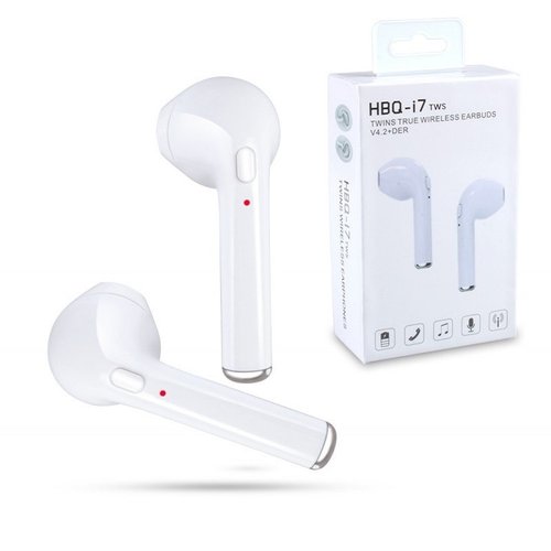 HBQ i7 TWS Gemelos Auriculares Bluetooth Inalámbrico Estéreo Blancos