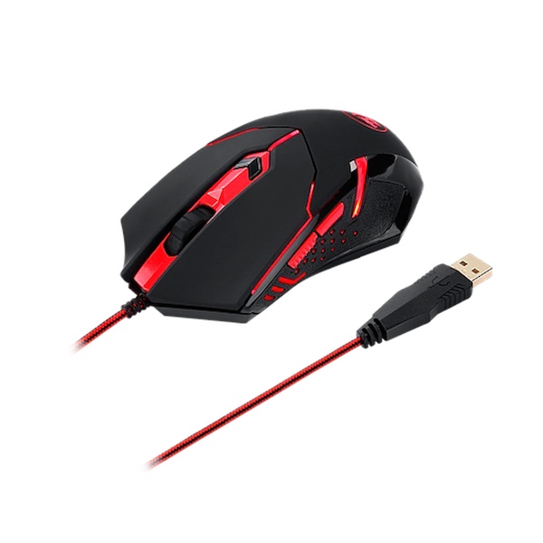Mouse Óptico Centrophorus M601 Alámbrico Redragon Gamer