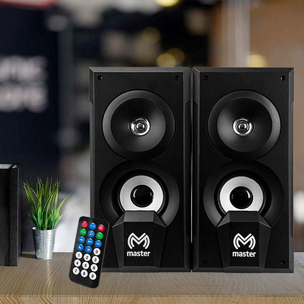 KIT DE BOCINAS BLUETOOTH FM AUX SD USB MASTER MS-BAFM2