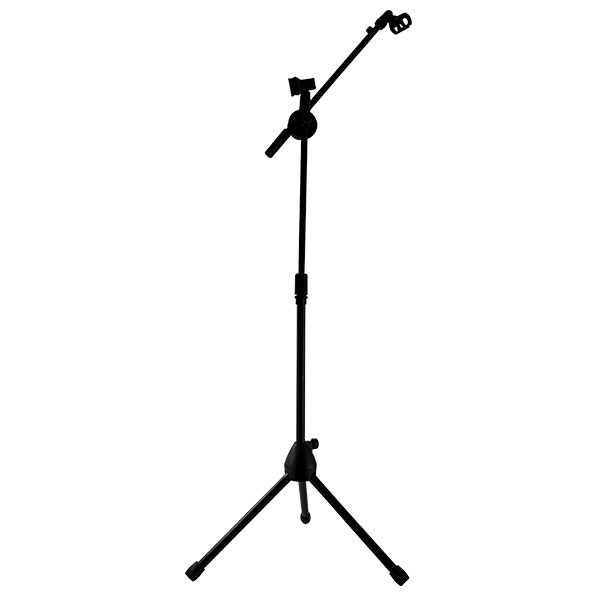 Master pedestal tripié de piso para micrófono de 80- 140 cms de altura, material resistentente 