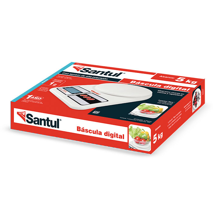 BÃƒÂ¡scula Digital Multiusos 5Kg Santul 5927