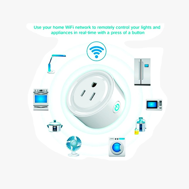 Mini Contacto Inteligente Wifi Mini Smart Socket Mod X6 Doble