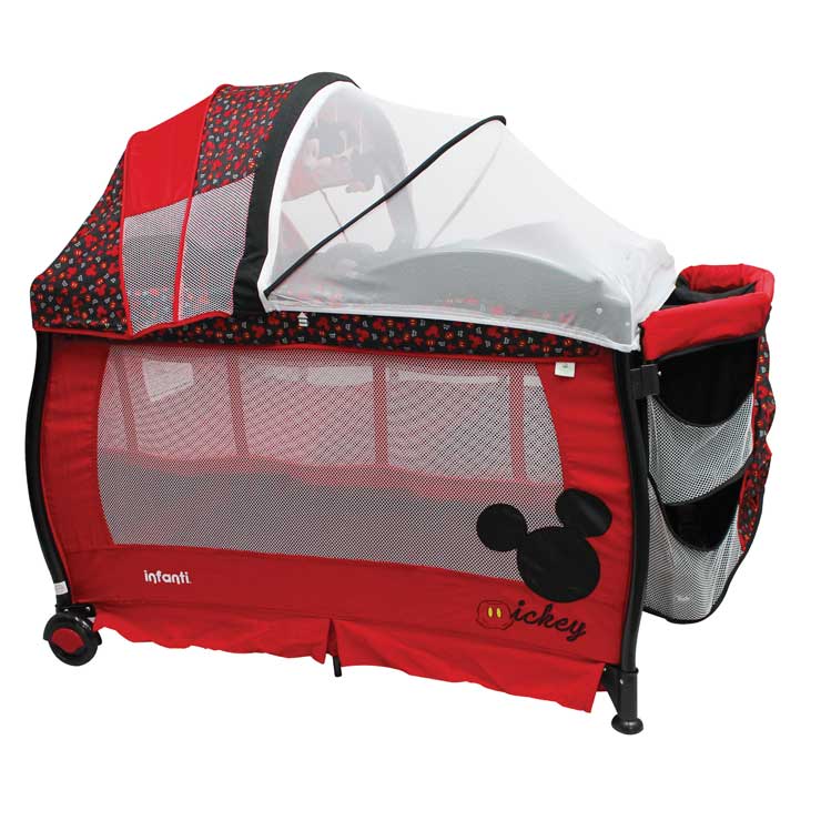 Corral 2 Niveles Con Cambiador Mickey Signature
