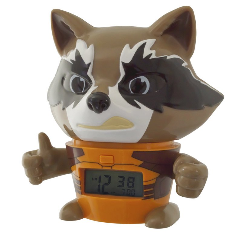 Marvel Rocket Raccoon Reloj Despertador de 14 cm de alto