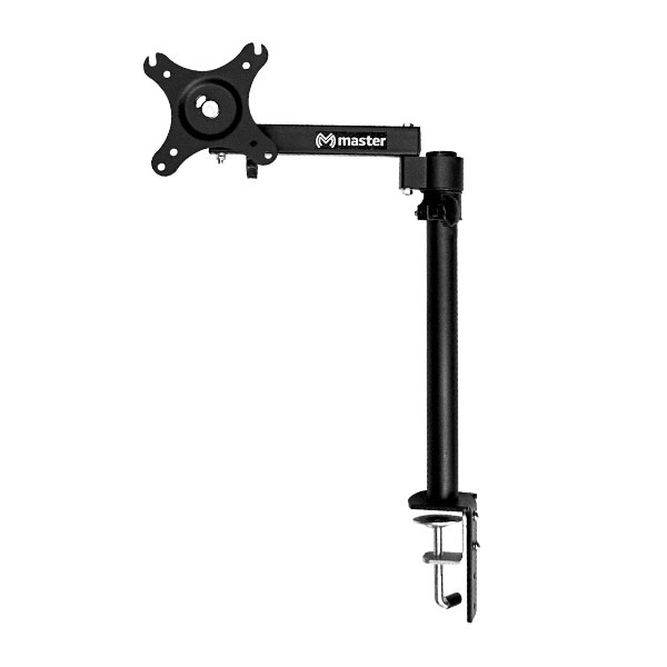 Master- Soporte para monitor o pantalla, ideal para escritorio, ajustable, permite girar la pantalla, Vesa 75x75 y 100x100 permite adaptarse a una gran cantidad de modelos de pantalla y monitores 