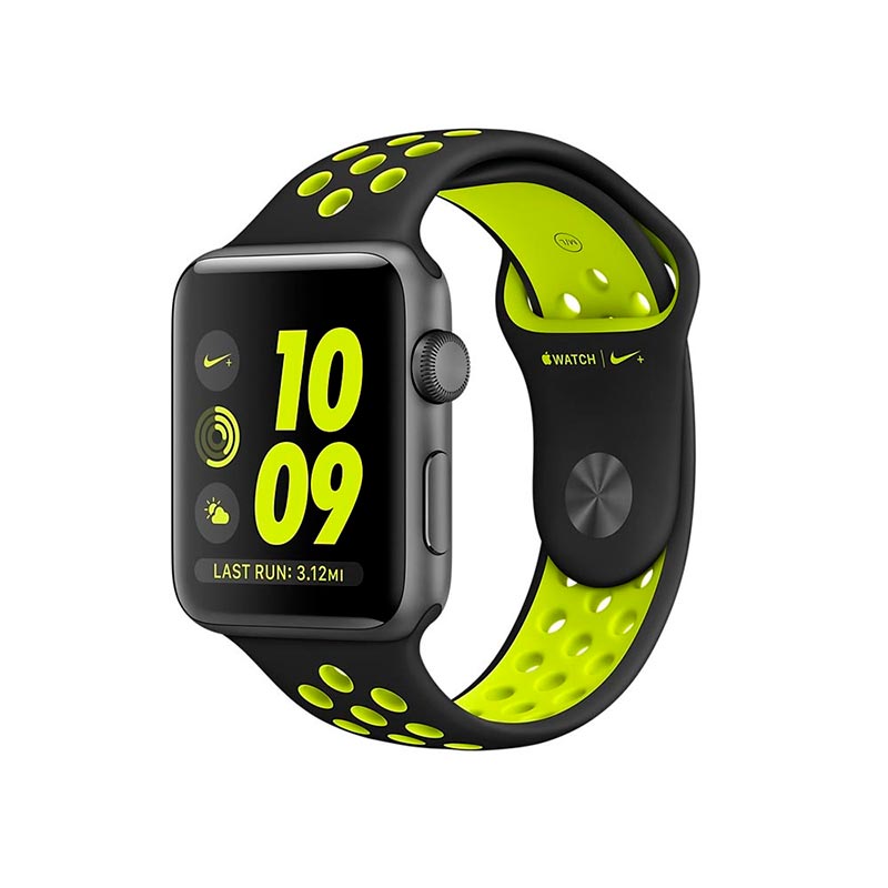 Apple Watch Series 2 Nike+ 42mm Dual-Core S2 WiFi Bluetooth-Negro/Amarillo