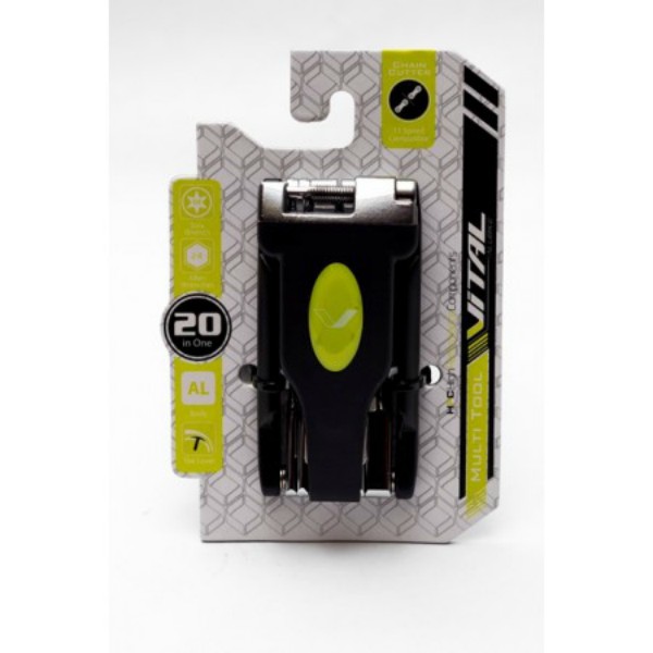 Multi Herramienta 20 En 1 Vital 404117 en alum con corta cadena 