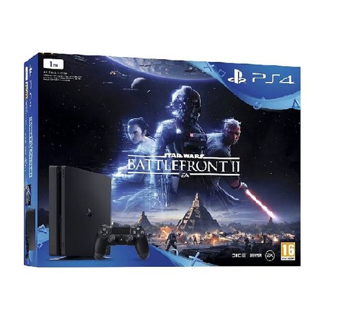 Consola Sony Playstation PS4 Slim 1TB Star Wars Battlefront 2 Nuevo