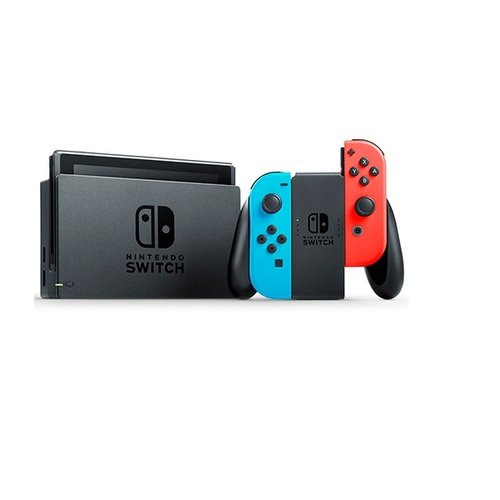 Consola Nintendo Switch 32GB Colores Neon Controles Joy-con