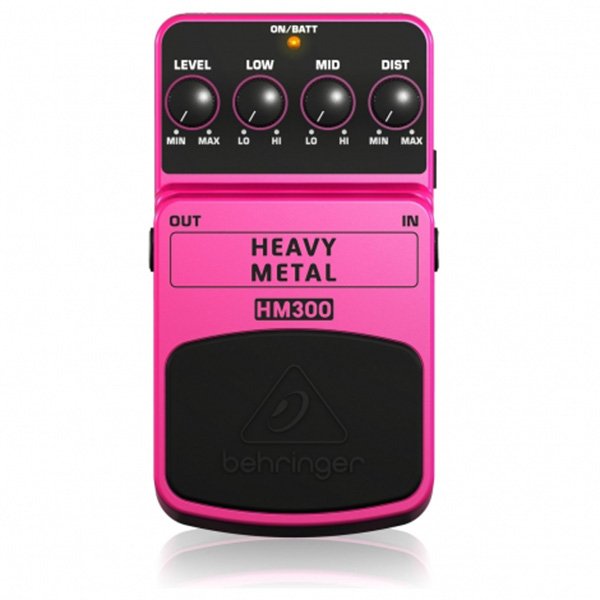 BEHRINGER HM-300 PEDAL Heavy Metal Pedal Guitarra 
