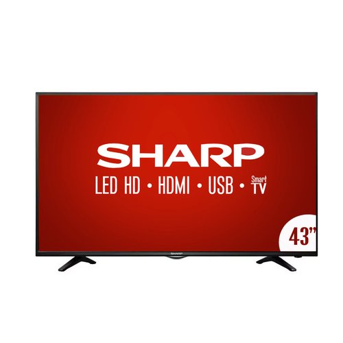 Pantalla Sharp Smart Tv S 43 Led Hd Wifi Usb Hdmi Reacondicionado