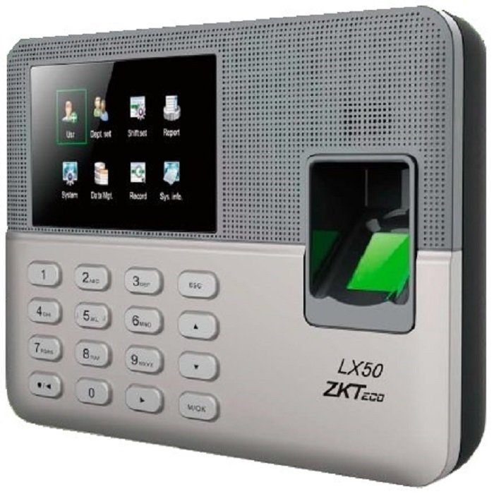 ZK LX50  CONTROL DE  ASISTENCIA USB 500 USUARIOS CON HUELLA Y PASSWORD