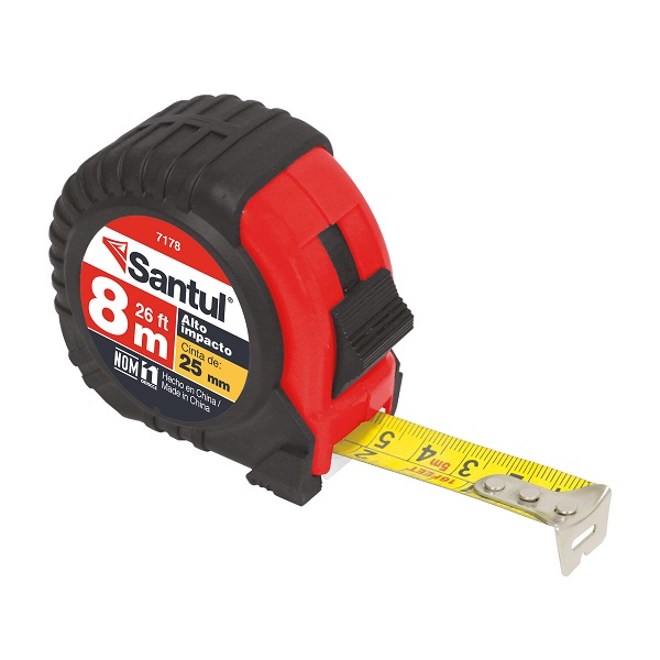 Flexómetro Alto Impacto 8 M Santul 7178