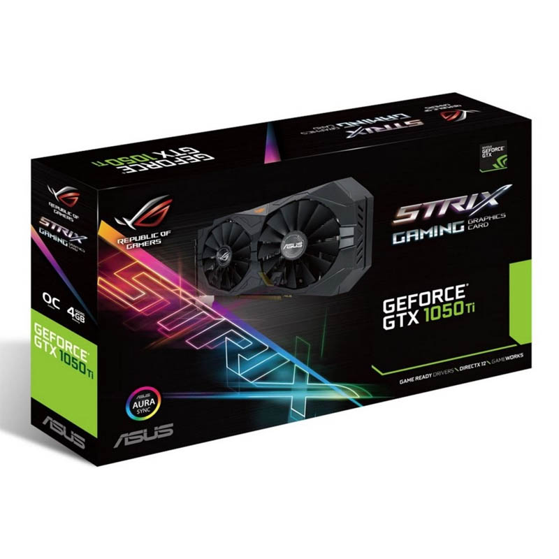 Asus Rog Strix Geforce Gtx 1050 Ti Oc Tarjeta De Vídeo Nvidia Asus ROG Strix GTX 1050 Ti OC Gaming GeForce